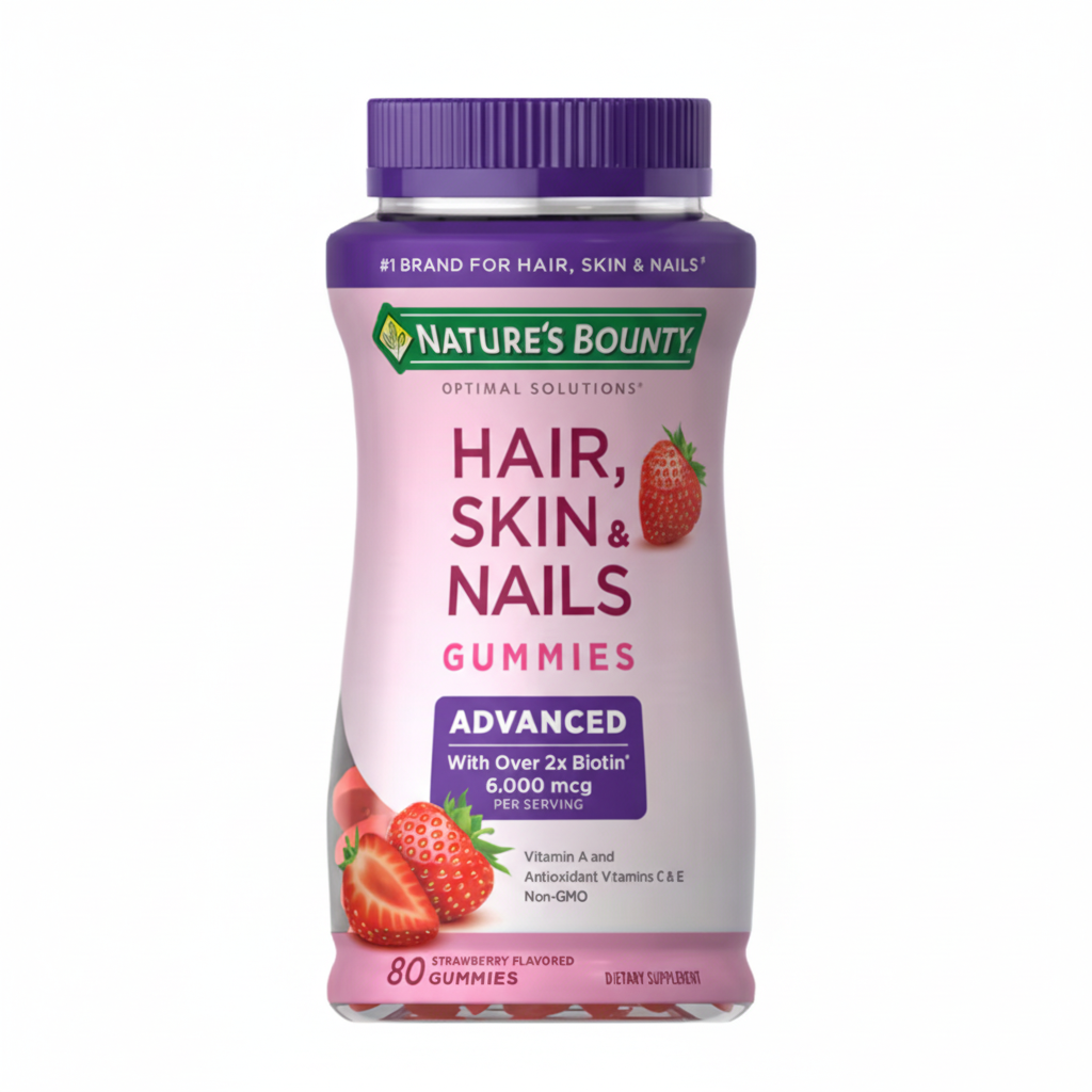 Hair Skin & Nails Advanced 6000 mcg - Nature's Bounty