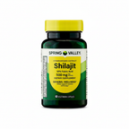 Spring Valley Shilajit Extracto Estandarizado 500mg 60 Cápsulas Vegetarianas