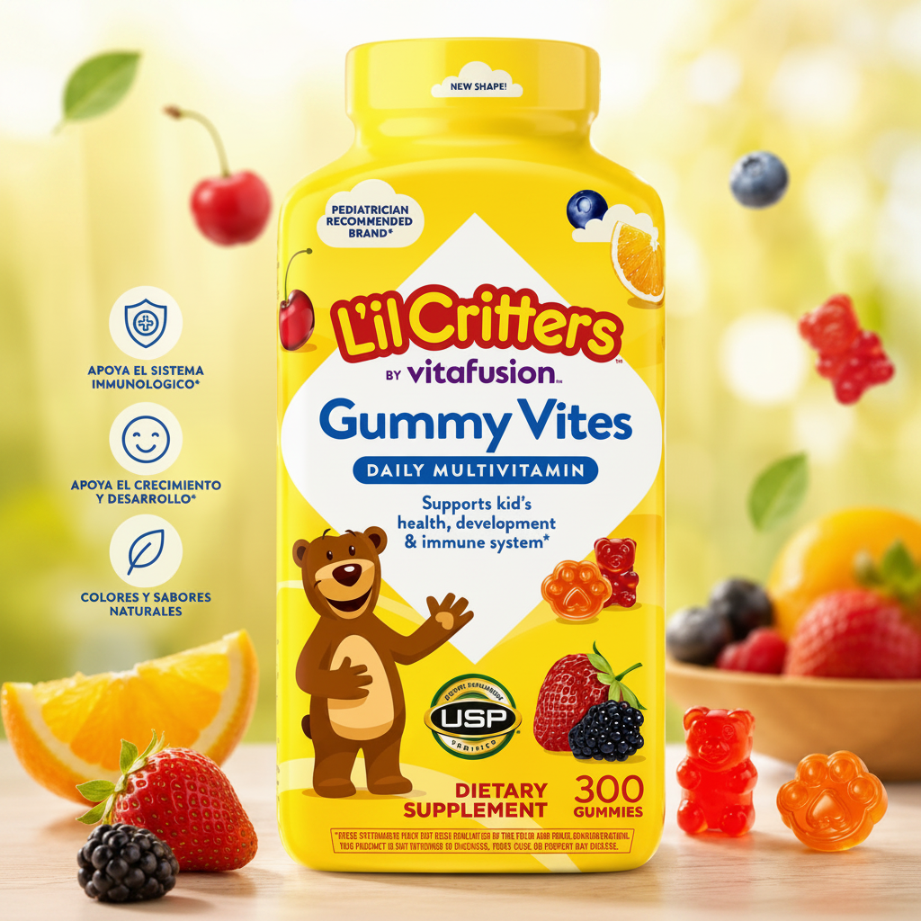 L'il Critters Gummy Vites Daily Multivitamin 300 Gomitas - imagen lifestyle