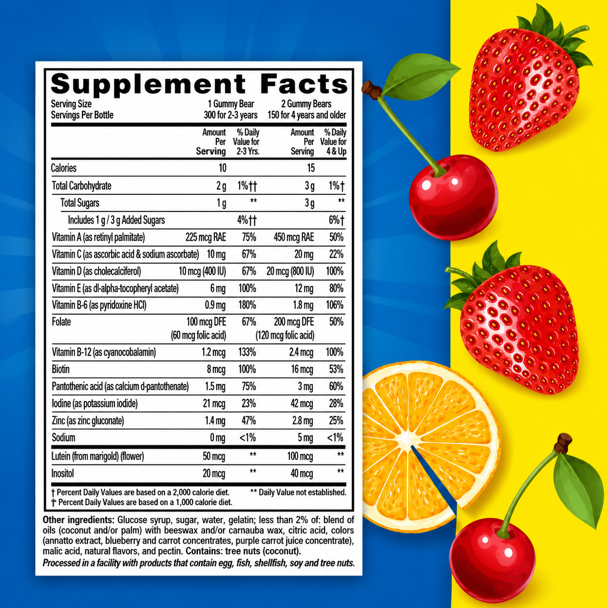L'il Critters Gummy Vites Daily Multivitamin - 300 Gomitas