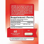 Nature's Truth Apple Cider Vinegar Supplement Facts