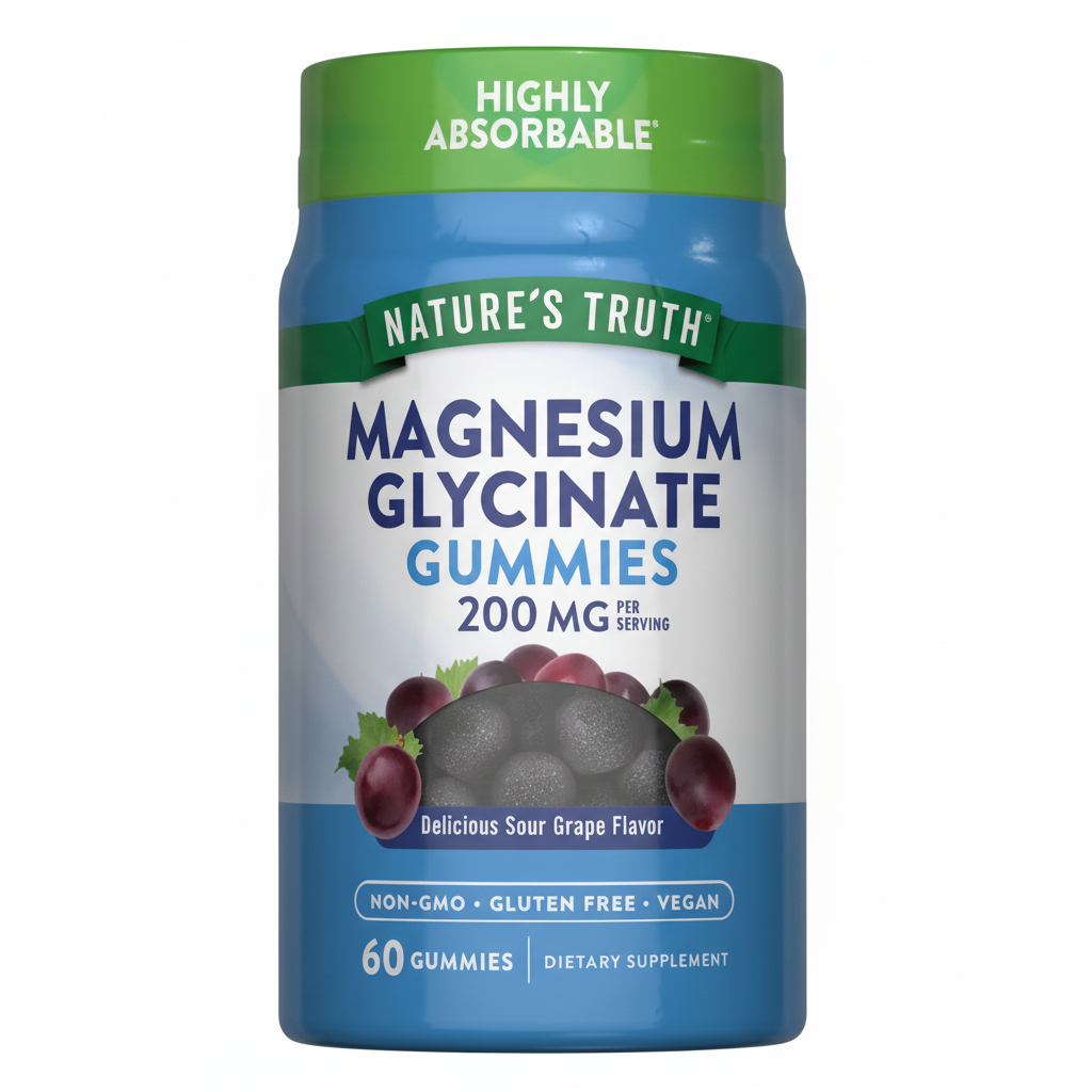 Nature's Truth Magnesium Glycinate Gummies 60 Gomitas