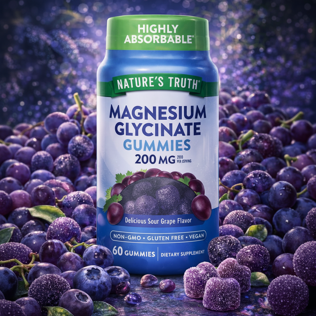 Nature's Truth Magnesium Glycinate Gummies - Imagen promocional ampliada