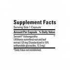 Tabla Nutricional - Nature Made Ashwagandha