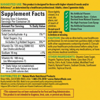 Tabla Nutricional - Nature Made D3 + K2 Gummies