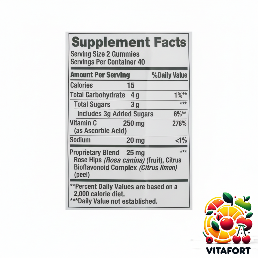 Vitamina C Tabla Nutricional Organizada 1024x1024